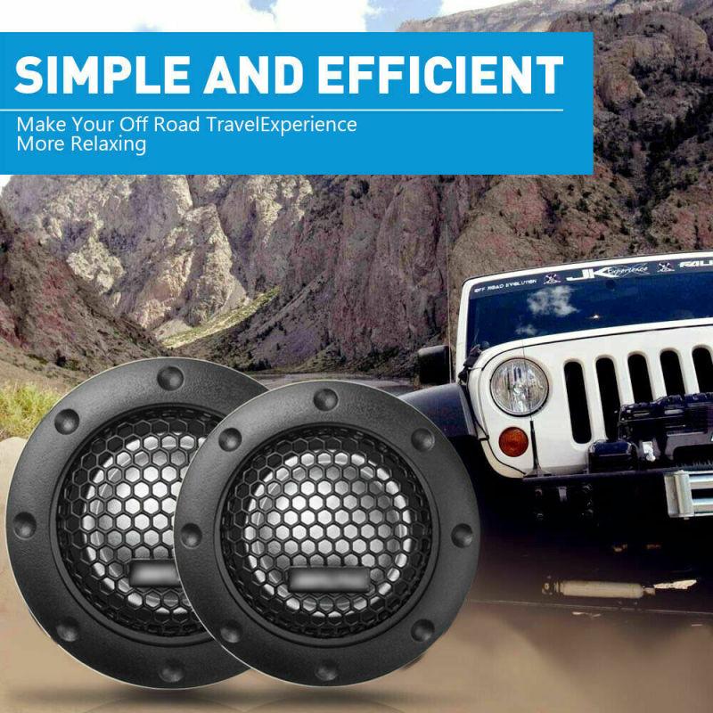 2PCS Tweeter Car Audio Silk Film For Car Modification 180W High-Pitched Audio Loudspeaker Car Audio