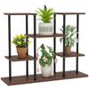 Four-Tier Wooden Shelf Plant Stand