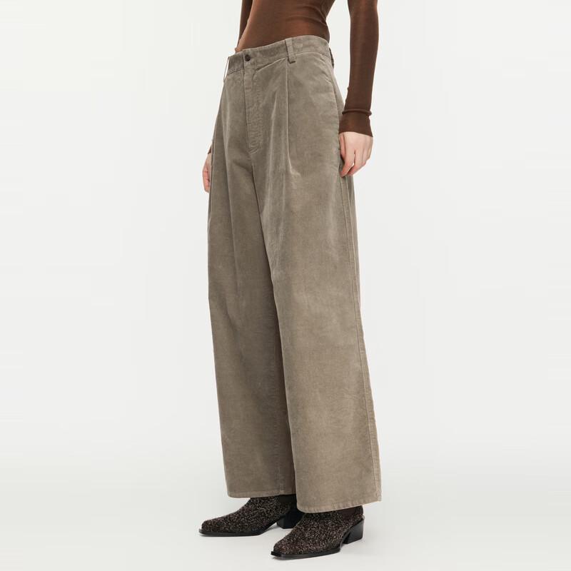 JNBY 2024 Autumn Loose Wide-Leg Pants