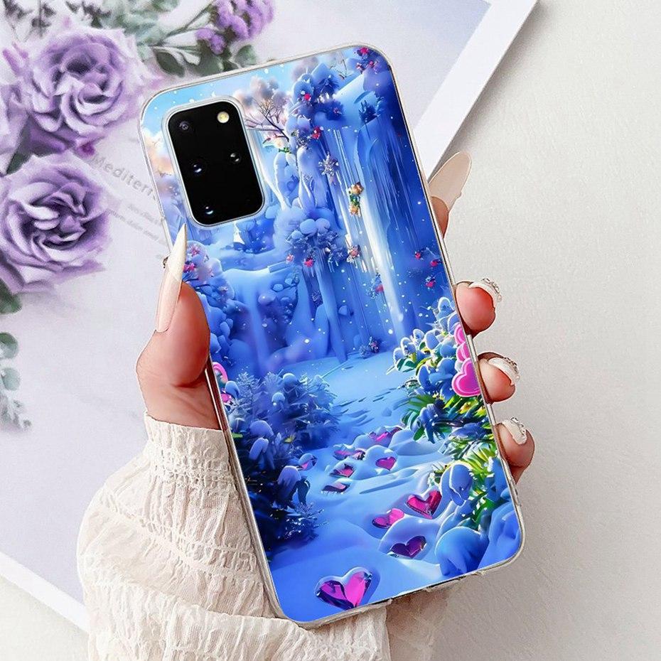 Cute Painting Phone Case For Samsung Galaxy S20 S20+ S20 FE 5G Soft Silicone TPU Covers For Samsung S20 S 20 Plus S20FE Bumpers