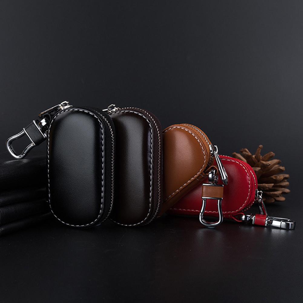 Key Case Multi-function Leather Key Case Car Key Bag For Faraday Cage Keyless Entry Key Fob Pouch, Car RFID Key Security Famous