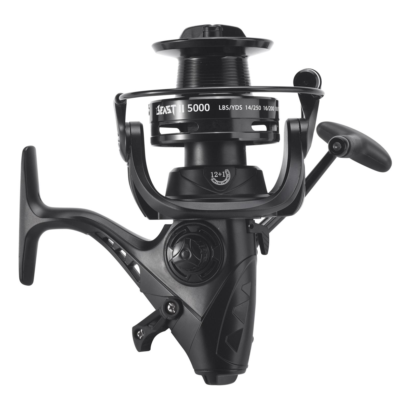 

12 + 1 подшипник BB, спиннинговая катушка, рыболовная катушка, металлические рыболовные снасти, катушка для приманки, левая/правая рука 5000