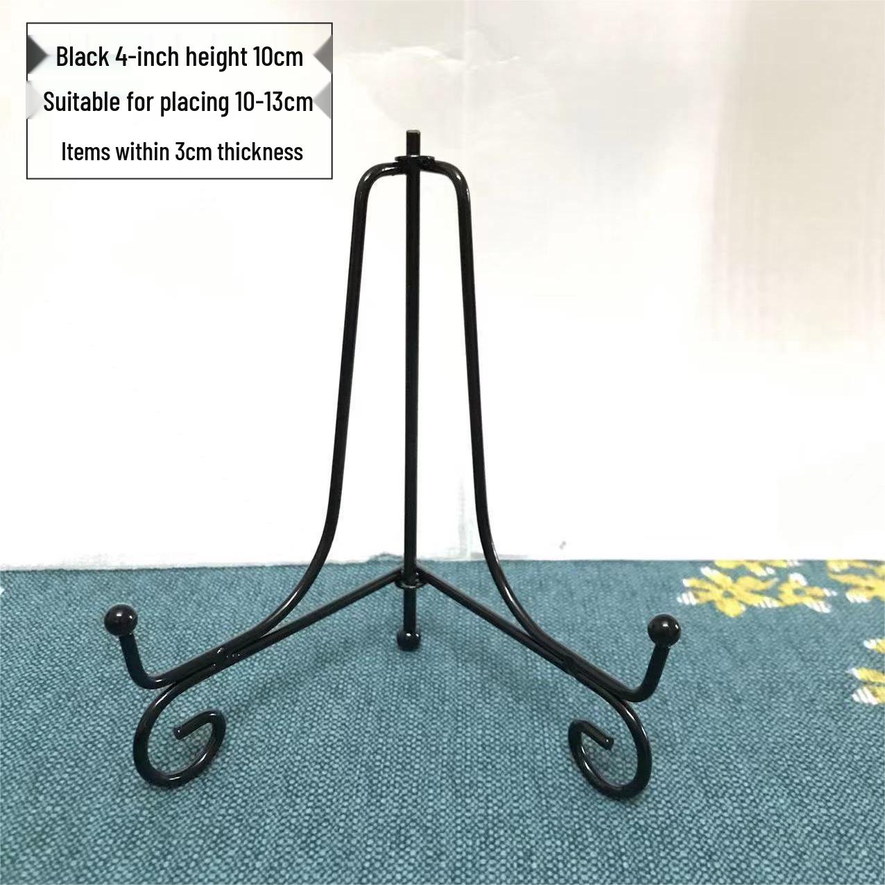 Настенная подставка из кованого железа для часов и тарелок, а также для декоративных элементов