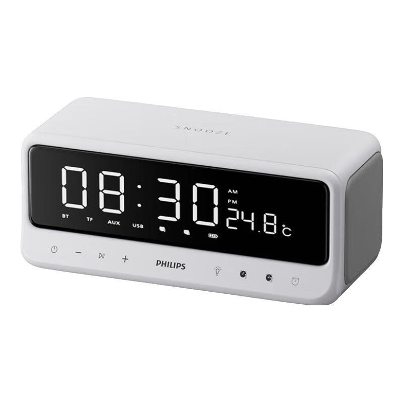 Philips TAS3609 Bluetooth Alarm Clock Speaker