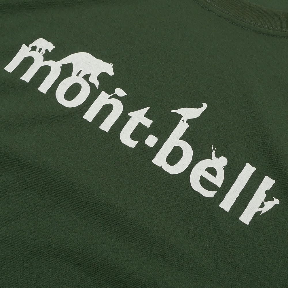 Montbell WIC.T T-Shirt, Dark Green (DGN), Size Large