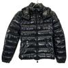 MONCLER BADY Black Hooded Short Down Jacket Jacket OO blackUsed