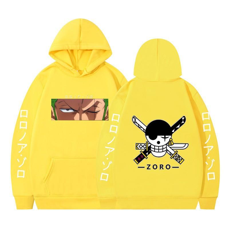 2026 Animation ONE PIECE Sauron Printed Loose Hoodie Autumn Men's and Women's Fleece Hooded Sweater New