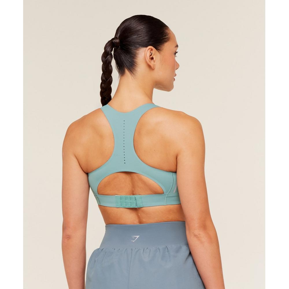 Gymshark Medium Support Running Sports Bra Gs Storm Blue B6b7s Ud6x