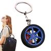 Car Tire Keychain, Car Parts Keychain | Metal Car Parts Keychain | Simulation Tire