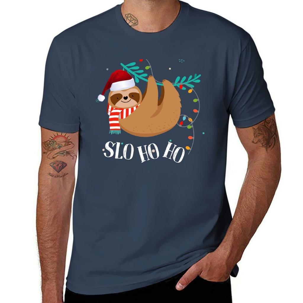 Slo Ho Ho Sloth Christmas Shirt Sloth Lover Shirt Funny Christmas Shirt Christmas Party Shirt Tshirt