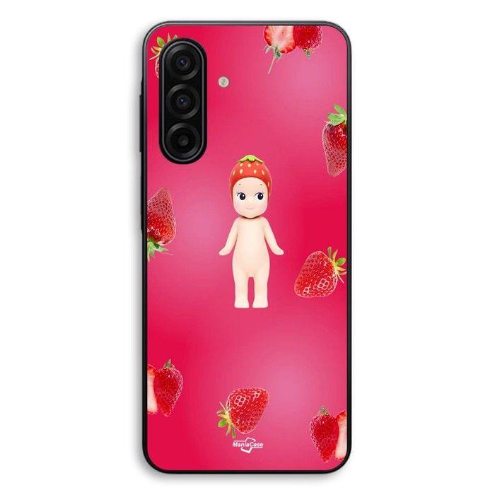 Hülle Für Samsung Galaxy A18 Sonny Angel Erdbeere Maniacase schwarz