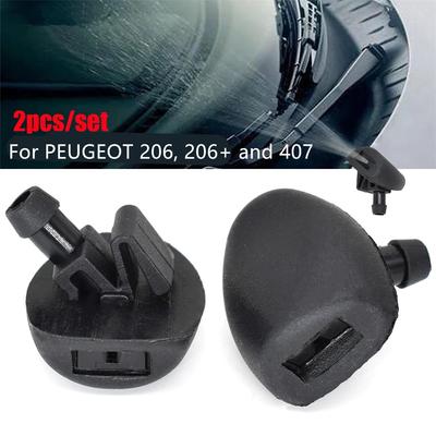 2 ks Tryska ostrekovača čelného skla pre Citroen C2 C5 Peugeot 206 206+ 407