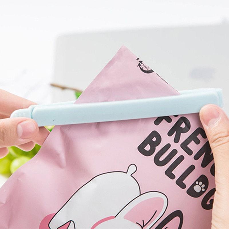 10Pcs Food Bag Sealing Clips Plastic Bag Colorful Sealing Clips For Kitchen Snack Coffee Potato Chip Food Storage Bag