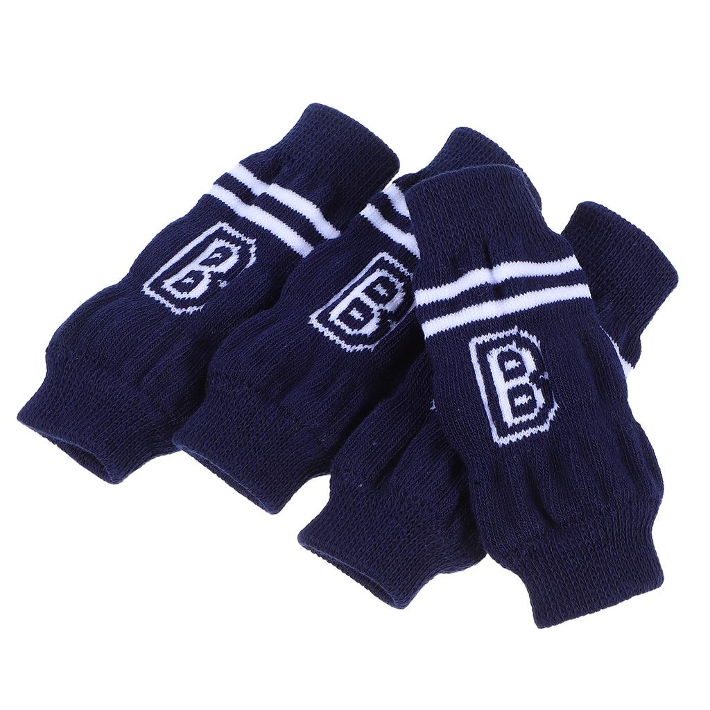 4 st Hundbenskydd Armbågsskydd Stickade Varma Has-skydd Andningsbara Ledskyddssockor För Hundar Skyddande Benlindor