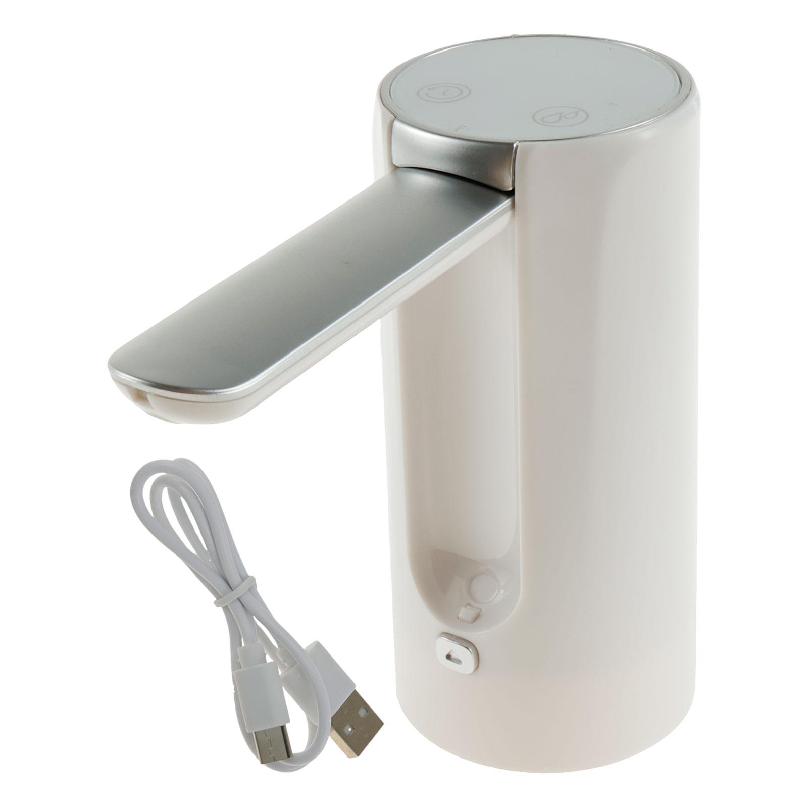 

Electric Water Gallon Bottle Pump Automatic Water Dispenser Pump 5 Gallon Foldable Desktop Water Bottle Pump Rechargeable Pump белый