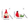 Cute Yoga Dwarf Ornaments Handmade Faceless Gnome Figurine  Children Gifts