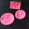 DIY Mouse Head and Bow Shape Silicone Mold for Keychains Jewelry Making Accessories Tools