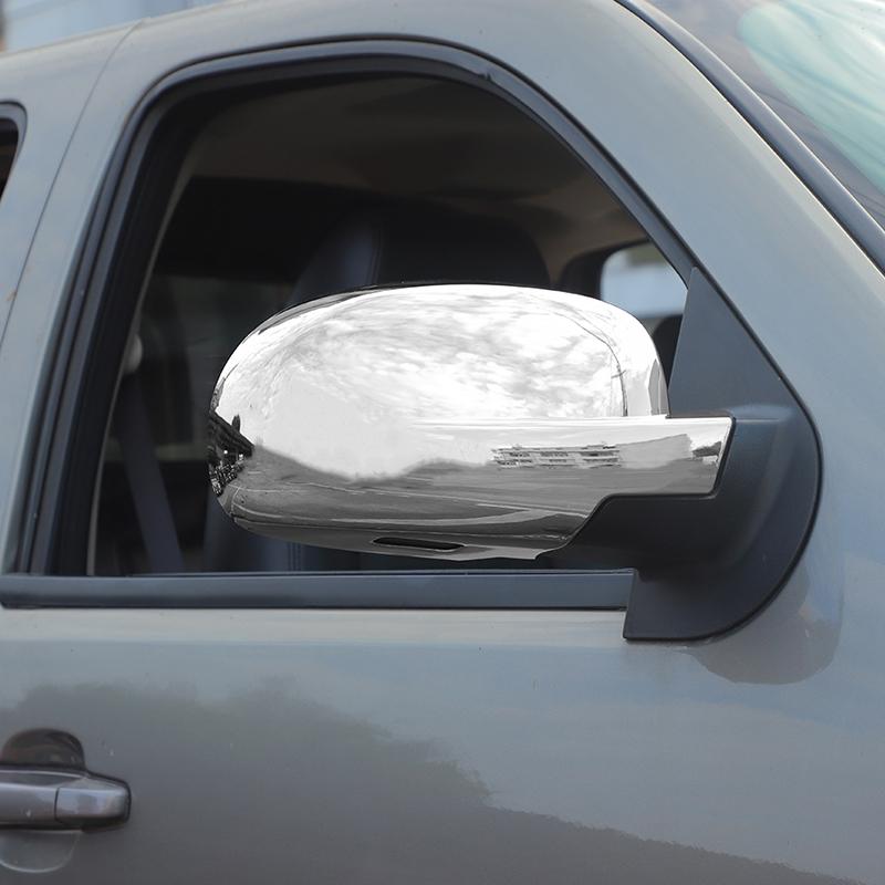 Car Tailgate Handle Decoration Reverse Mirror Cover Door Handle Shell For Chevy Silverado /GMC/SIERRA 2007-2013 Car Exterior Accessories,ABS Plastic
