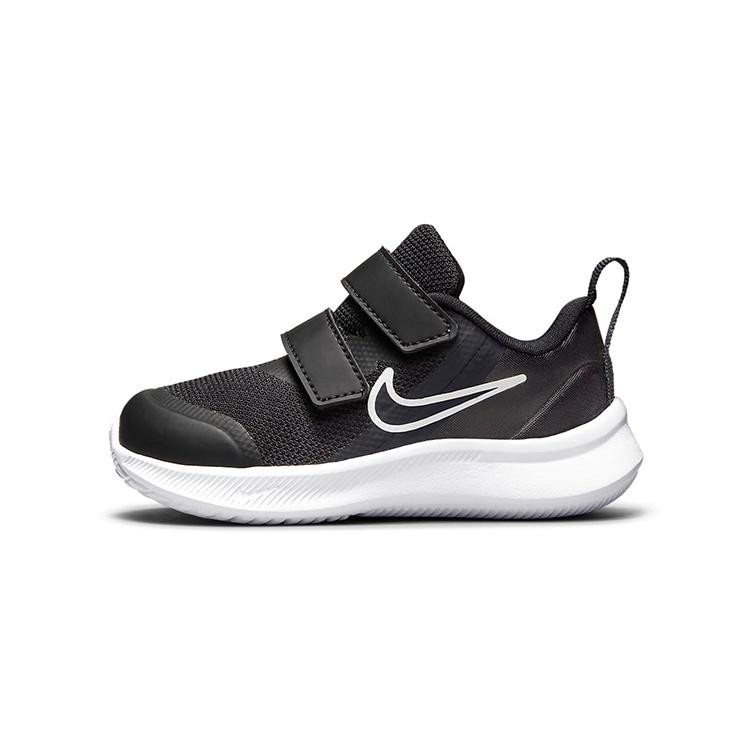 (TD) Nike Star Runner 3 Black White Baby DA2778-003 EU 22