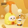Balloon Car Toy Animal Air-Powered with Pump Cartoon Pig Duck Inflator Seal Launcher Educational Toddlers Boys Girls Vehicle