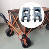 2Pcs Camping Wagon Cart Pull Rod Base Repair Part Premium Easy Installation Spare Parts Replacement