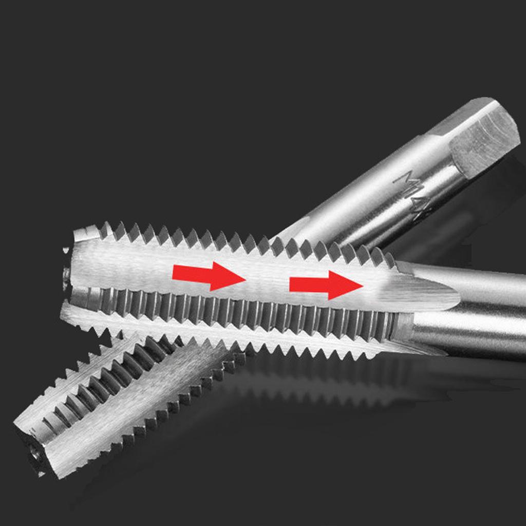 Metric Screw Tap Hand Taps Screw Hole Drill Bit Set Machine Thread Tap Hand Tool