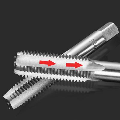 Metrischer Gewindebohrer Handgewindebohrer Schraubenloch Bohrer Satz Maschinengewinde Bohrer Handwerkzeug