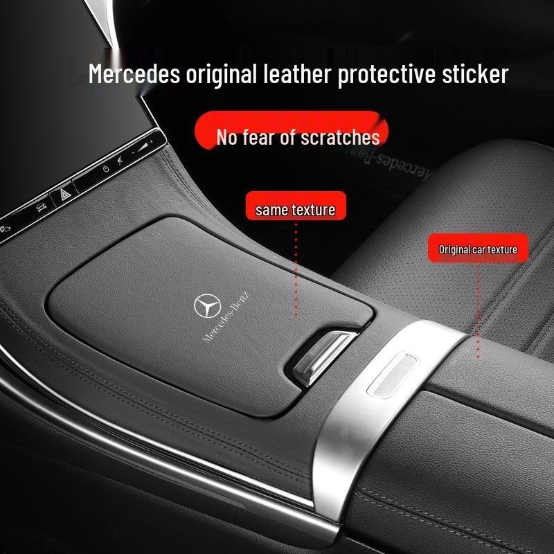 Mercedes-Benz GLC260L/GLC300 Mittelkonsolen-Schutzpanel - Kratzfestes Innenraum-Add-On.