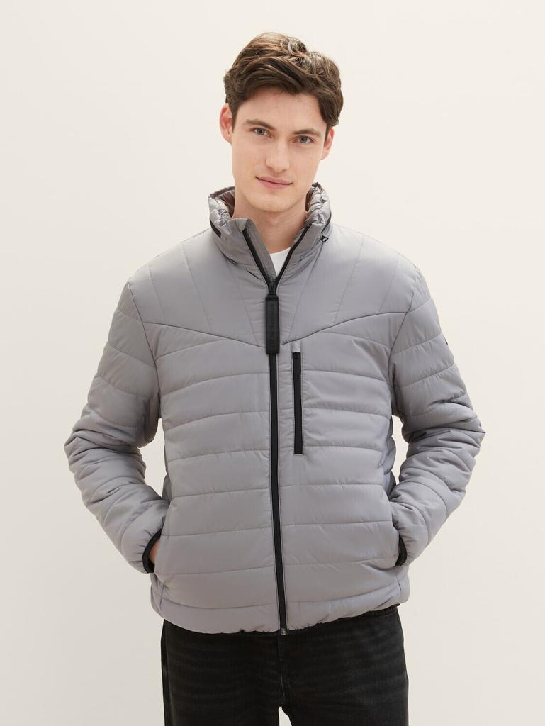 Demi-season Jacket Tom Tailor Denim Lightweight Jacke (1038923) Mid Platinum Grey