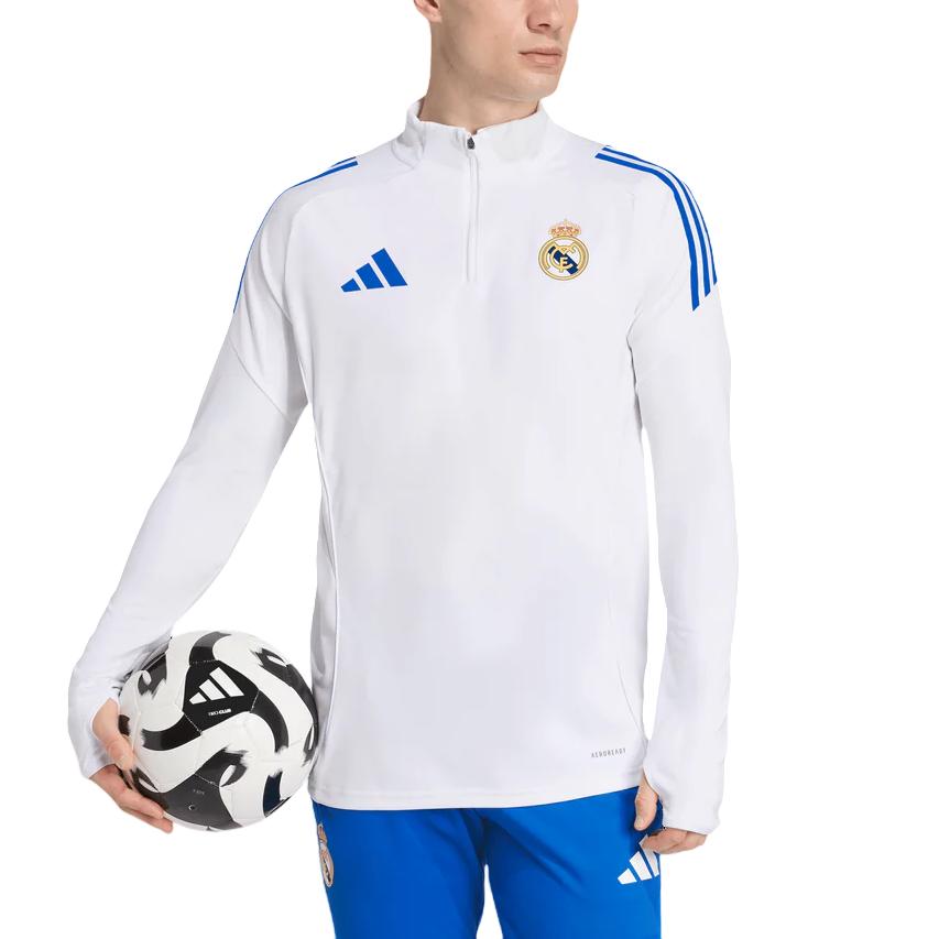 adidas Real Madrid Tiro 25 Aeroready Stehkragen Mode Weicher Pullover Langarm Sweatshirt Herren Sweatshirt JP4027