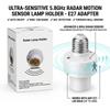 Automatic On Off Sensor Lamp Holder Screw in Lamp Socket Adapter  Lighting Accessories