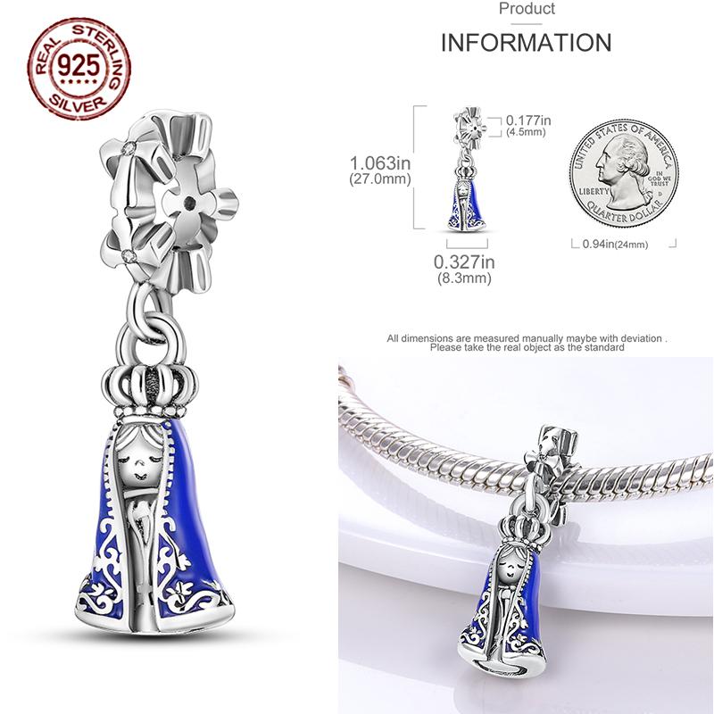 Charms Plata De Ley 925 copper Original Devil's Eye Perfume Bottle Bow Silicone Spacer Beads Women Bracelet DIY Zircon Pendants