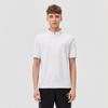 Men's Spring/Summer LOGO Zipper Stand-Up Collar Short-Sleeved T-Shirt