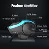 Hysnox HY-02 Motorcycle Helmet Intercom BT5.0 Hands-free Interphone Full Duplex for Six Motorcycle