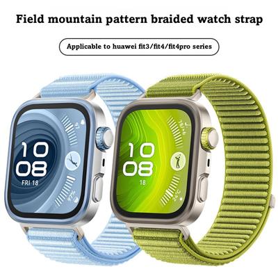 Official Strap for Huawei Watch Fit 4 Pro Nylon Loop Braided Comfortable Breathable Band for Huawei Watch Fit 4 3 Accessories