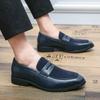 Leather casual shoes Men slip-on pointed loafers suede shoes for men luxury designer shoes