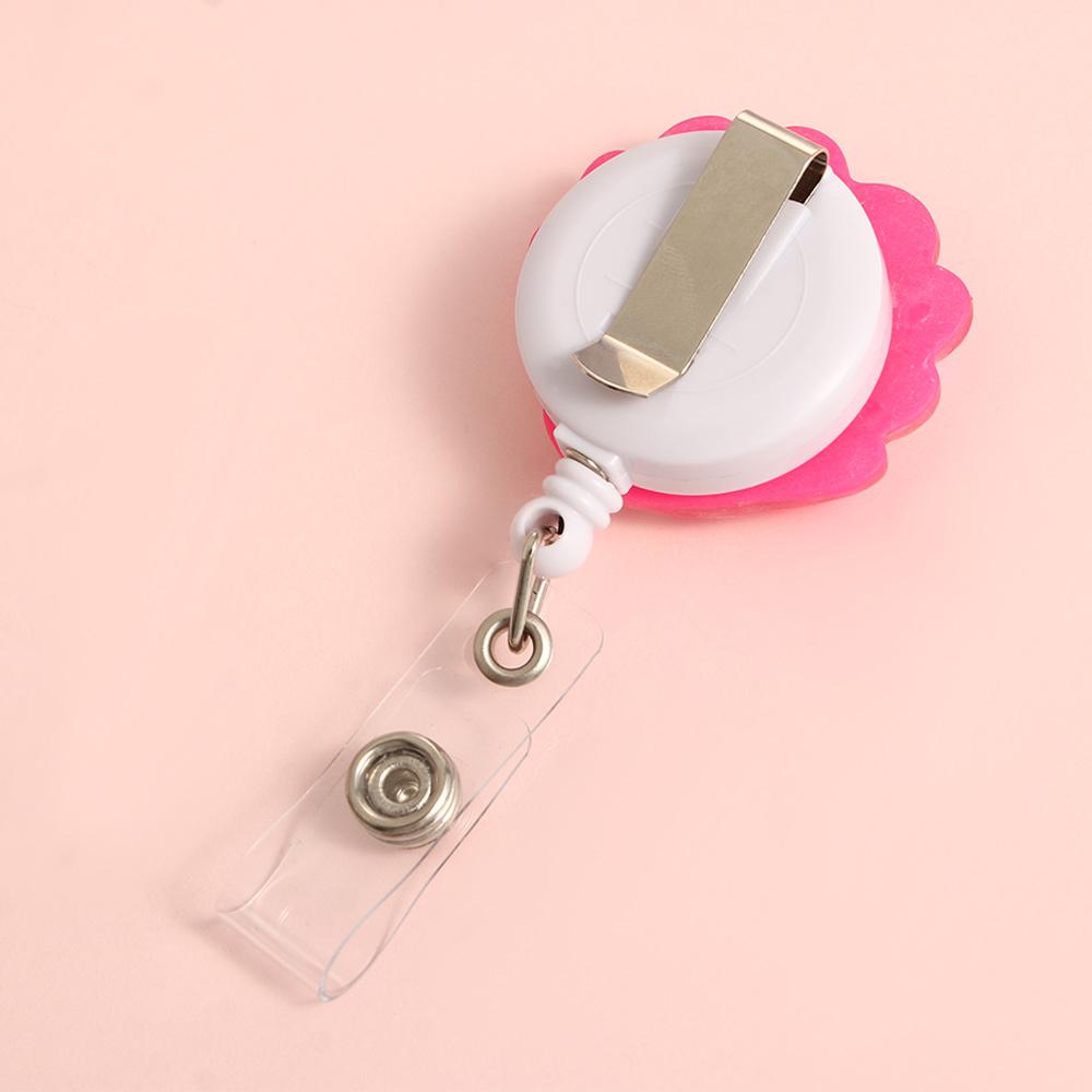 Holder Clip ID Card Business Card ID Badge Holder Retractable Badge Nurse Doctor School Supply