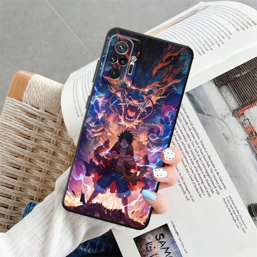 Cool Luffy Anime Case for Xiaomi Redmi Note 9s 10S 11 13 12 Pro Plus 10 9 8 Pro 11S 12S Funda Phone Cover