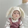 Cute Rabbits Ear Infant Hat With Thick Plush Hat Perfect For Cold Weather Headwear For Boys And Girls