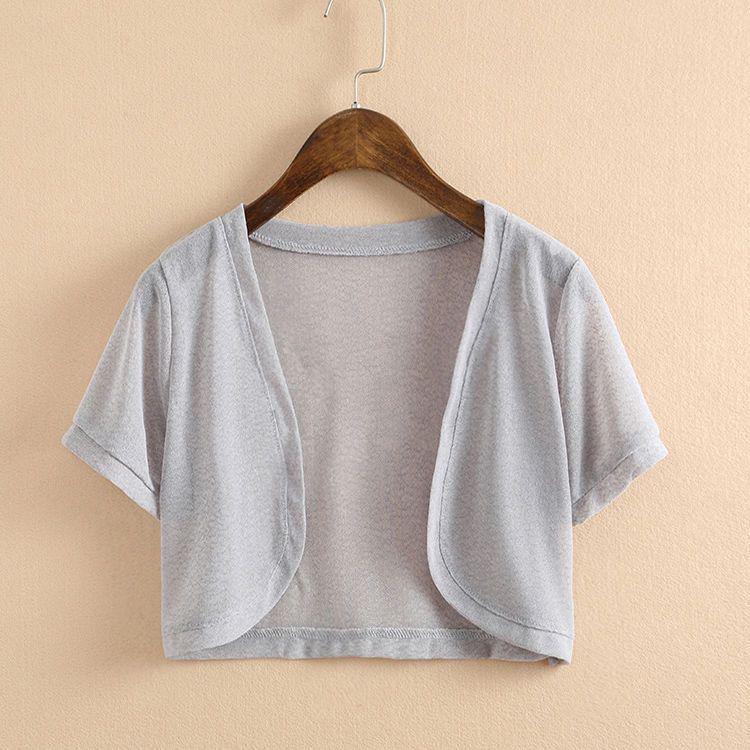 Women's Summer Chiffon Sun Protection Shawl Cardigan - Plus Size, Versatile, Lightweight, Short Style Jacket