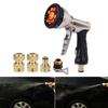 Sturdy Hose Nozzle Durable Garden Hose Sprayer Heavy Duty Metal Hose Nozzle with 9 Adjustable Patterns for Watering Lawn Garden
