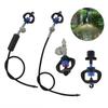 Hanging Anti Drip Misting Sprinkler 360 Degree Rotating Nozzle Kit for Garden Greenhouse Farmland Drip Irrigation System 5 Sets