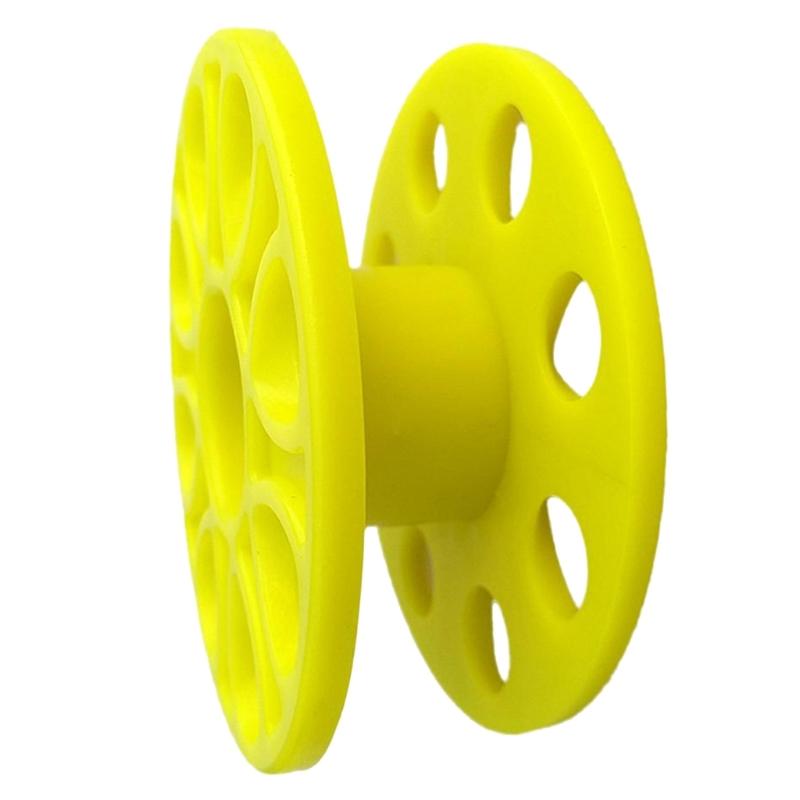 Plastic Scubas Diving Finger Spool Reel Convenient Hanging Hole Diving Spool Light Weight Guide Line Reel for Underwater
