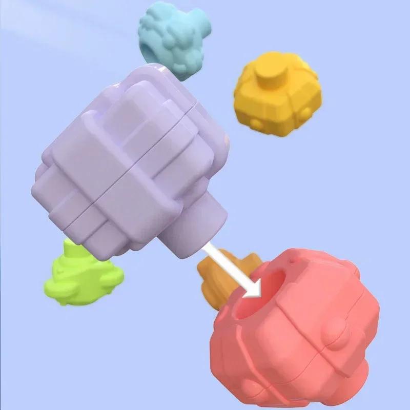 Non-Toxic New Colorful Shape Blocks Sorting Game Baby Montessori Learning Educational Toys For Children Bebe Birth Inny 6 12 Months Gift