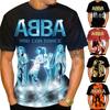 Summer Fashion Pop Band Creative 3D Printing Personalized Street Hip Hop Harajuku T-shirt