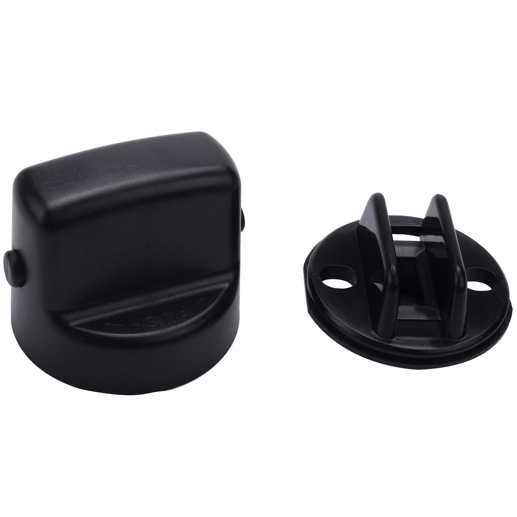 

For Plouluyt Keyless 4408A167 4408A031, Ignition Start Switch, Knob Cap & Insert чёрный