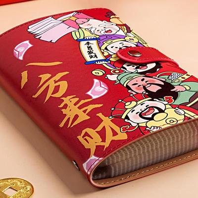 Get Rich Overnight 100 Envelopes Money Saving Challeng PU Large Capacity Mini Binder Savings Challenge Waterproof Reusable