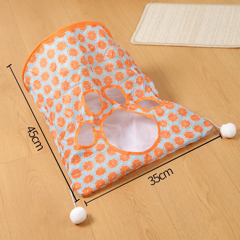 

Cat Tunnel Crinkle Bag with Mouse Teaser - Self-Entertainment & Stress Relief Toy for Cats