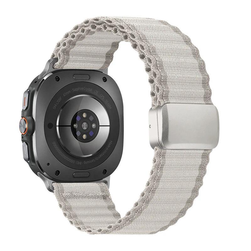 Sports Trail Loop Bands For Samsung Galaxy Watch Ultra Strap 47mm Accessories Nylon Magnetic Bracelet Galaxy Watch 7 Ultra 47 Mm