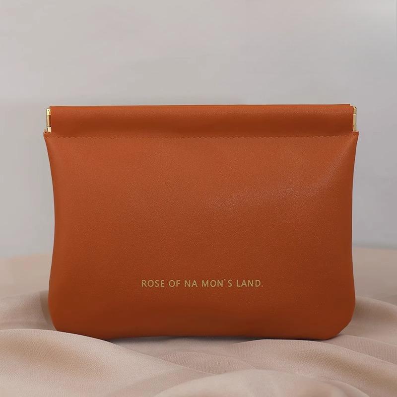 Portable Waterproof Storage Pouch with Snap Closure Multi-Functional Cosmetic Organizer for Travel and Daily Use